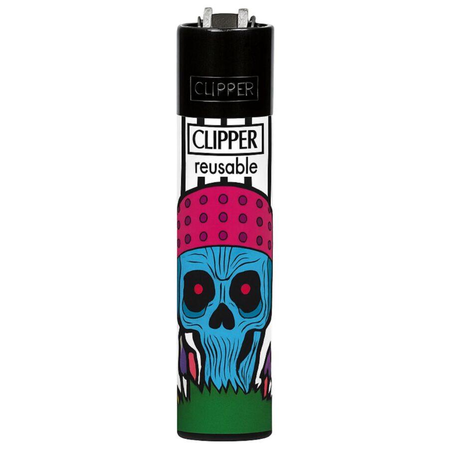 Clipper® Lighter Classic "Mushroom Skulls".