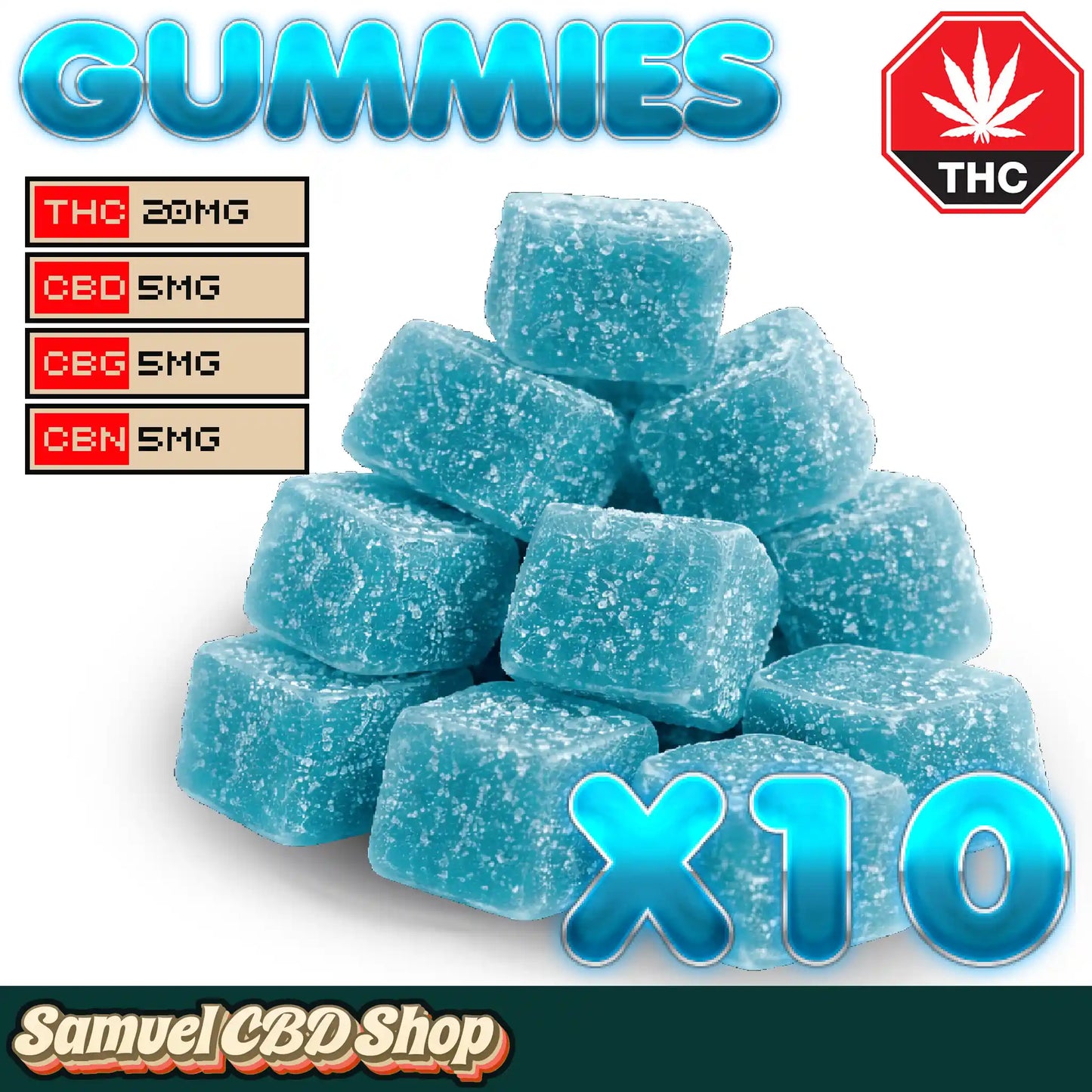 Gummies Full Spectrum (THC/CBD) ⬩ Édition Limitée.