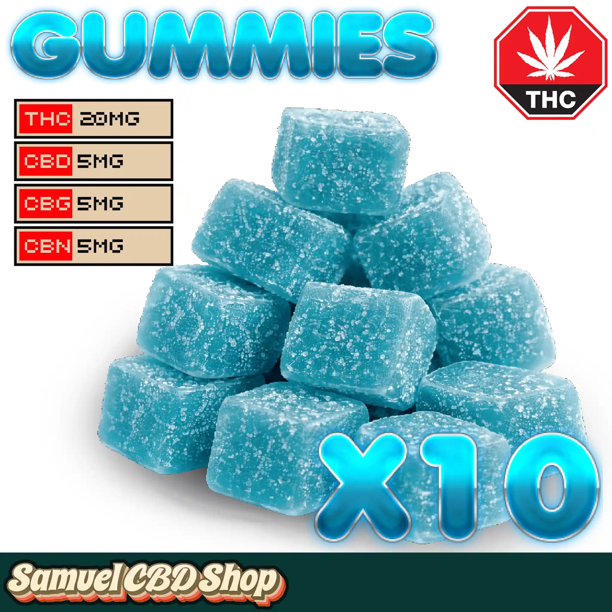 Gummies Full Spectrum (THC/CBD) ⬩ Édition Limitée.