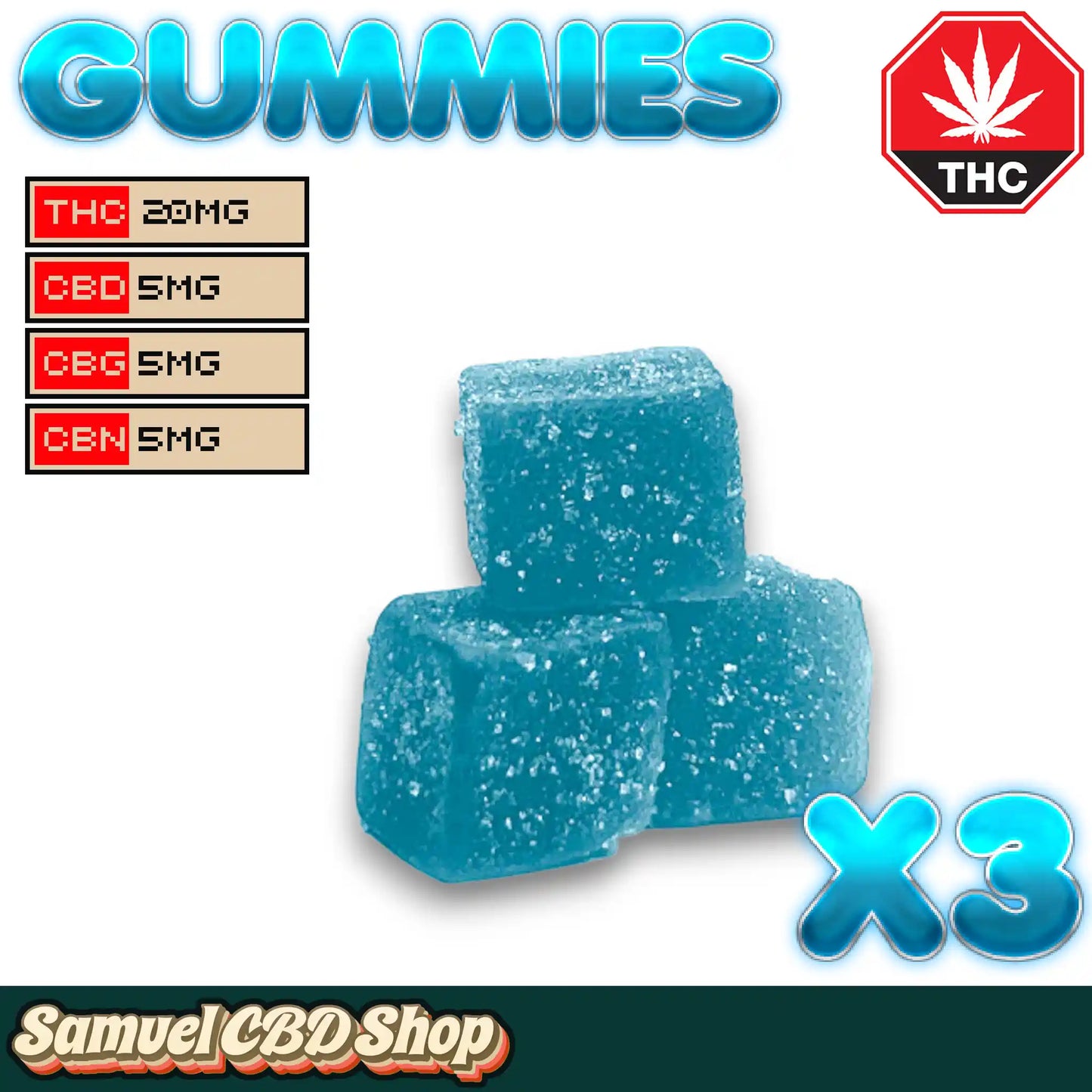 Gummies Full Spectrum (THC/CBD) ⬩ Édition Limitée.