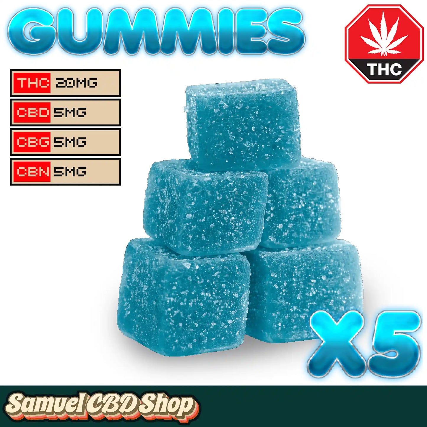Gummies Full Spectrum (THC/CBD) ⬩ Édition Limitée.