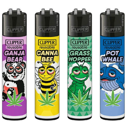 Clipper® Lighter Classic "Marijuanimals".