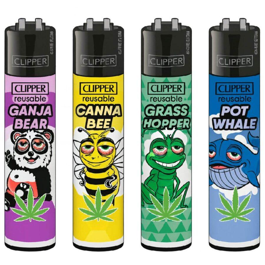 Clipper® Lighter Classic "Marijuanimals".