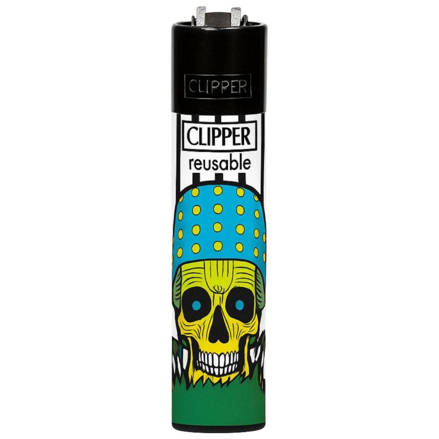 Clipper® Lighter Classic "Mushroom Skulls".