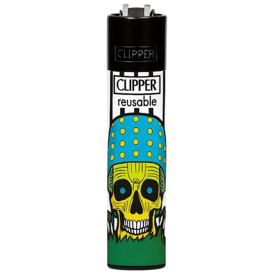 Clipper® Lighter Classic "Mushroom Skulls".