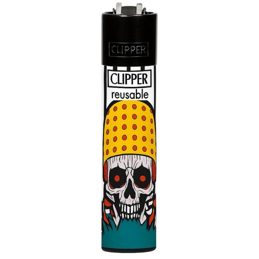 Clipper® Lighter Classic "Mushroom Skulls".