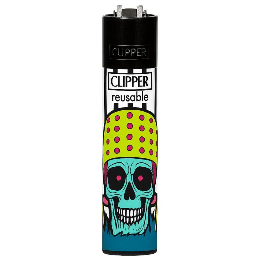 Clipper® Lighter Classic "Mushroom Skulls".