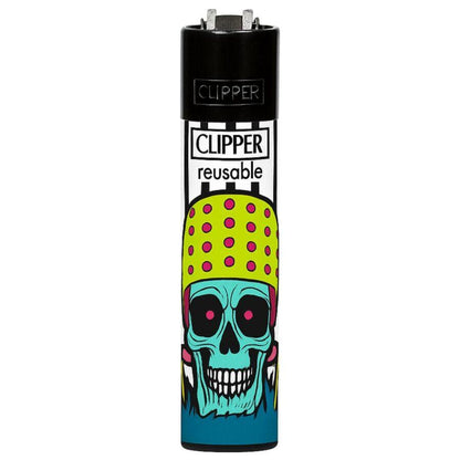 Clipper® Lighter Classic "Mushroom Skulls".