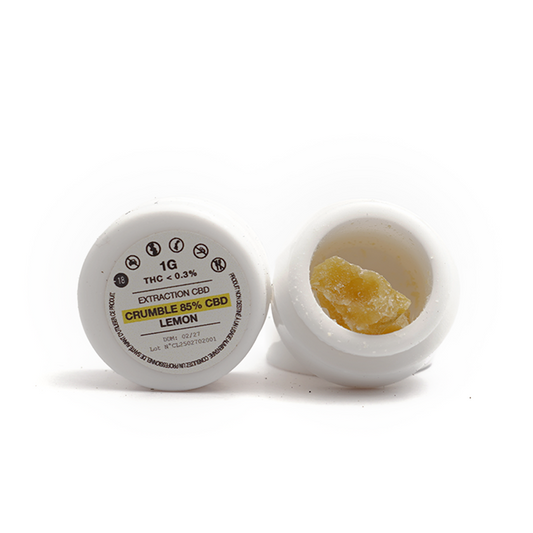 Crumble Lemon Haze ⬩ 85% CBD ⬩ 1G.